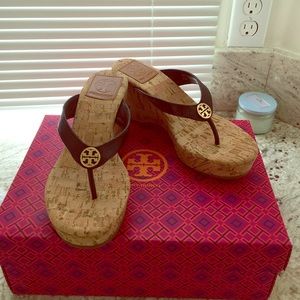 Tory birch thora cork wedge