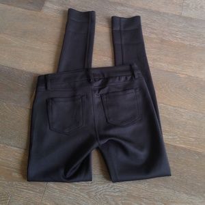 smooth black jeggings