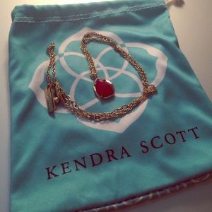 Kendra Scott tear drop necklace!