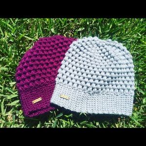 Puff Stitch Slouchy Beanie