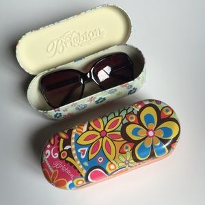 Two Brighton Tin Sunglasses Cases