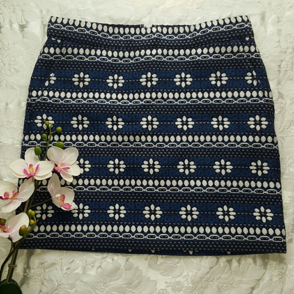 LAST CHANCE! J Crew Patterned Mini Skirt