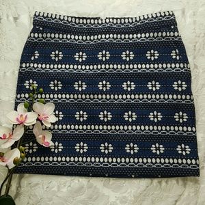 LAST CHANCE! J Crew Patterned Mini Skirt