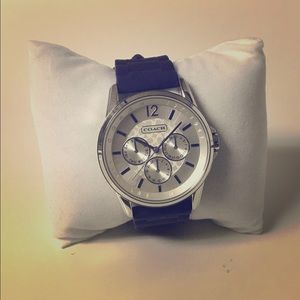Coach Purple Rubber Strap Watch