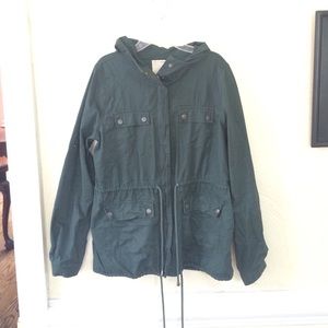 Green bomber jacket