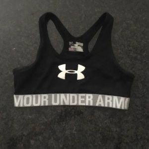 Under arm our sports bra