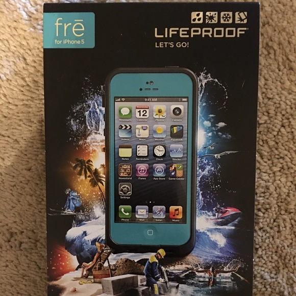 Teal iPhone 5 LifeProof case!