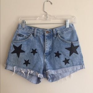 Vintage denim shorts