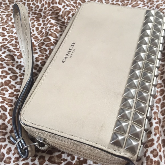 Coach Studded Wristlet