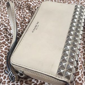 Coach Studded Wristlet