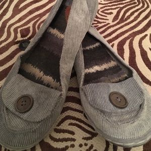 Rocket dog gray corduroy flats size 10