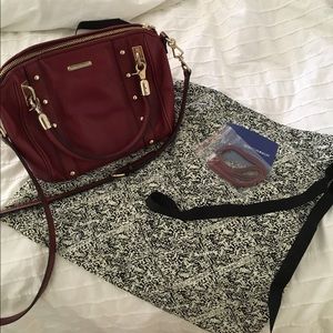 Rebecca Minkoff Cupid Mini Purse in Burgundy