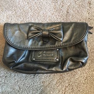 Small Silver Guess makeup holder