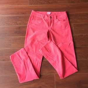 NWOT: Lilly Pulitzer sz 4 coral corduroys