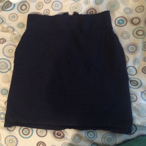 Navy skirt