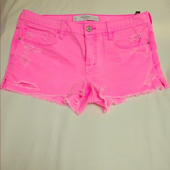 Abercrombie & Fitch neon pink shorts size 30W
