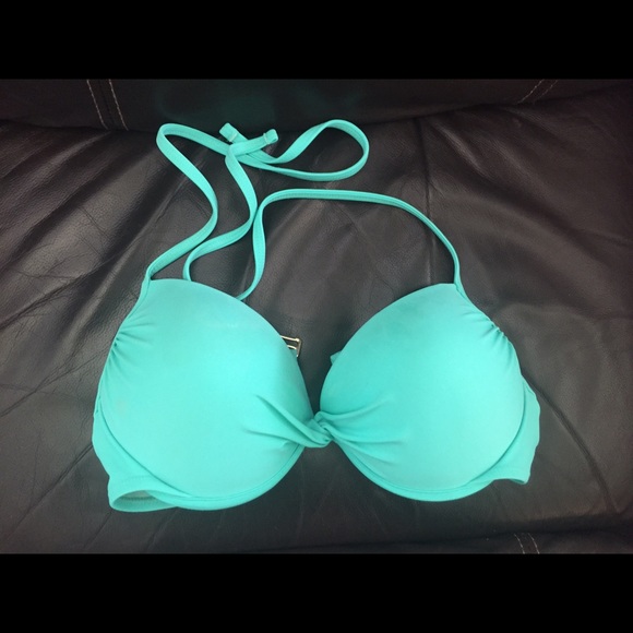 teal bikini top