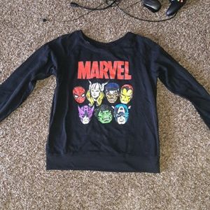 Reversible  sleeve marvel shirt