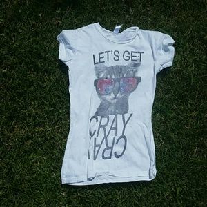 kitten "lets get cray cray" t-shirt