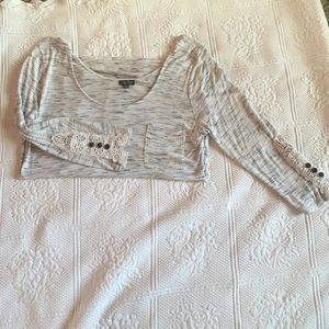 Lily Rose🌹 Lace 3/4 Sleeve, Frocket shirt.