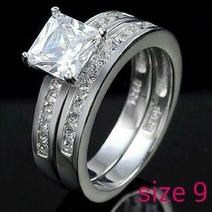 Beautiful  .925 sterling silver ring set