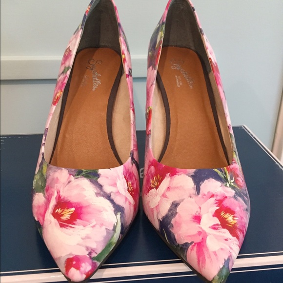 1️⃣ left Sz 8 NEW IN BOX 👠Seychelles leather pump - Picture 2 of 3