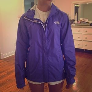 Purple North Face Rainjacket