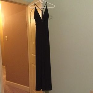 black formal floor length dress!