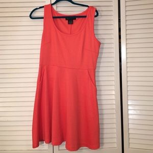 coral dress
