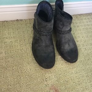 Grey booties