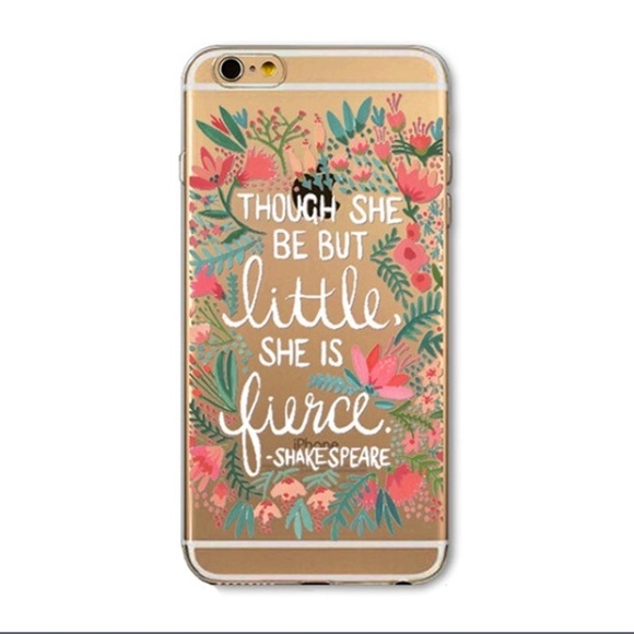 Accessories - ❗️SOLD OUT❗️🛍NEW ITEM🛍 Floral Quote Phone Case