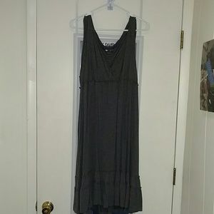 Gray tank top dress