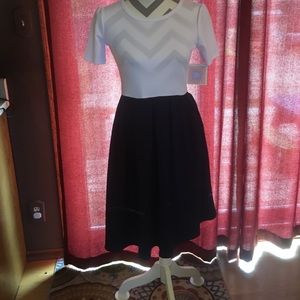 White and navy UNICORN  Amelia  S