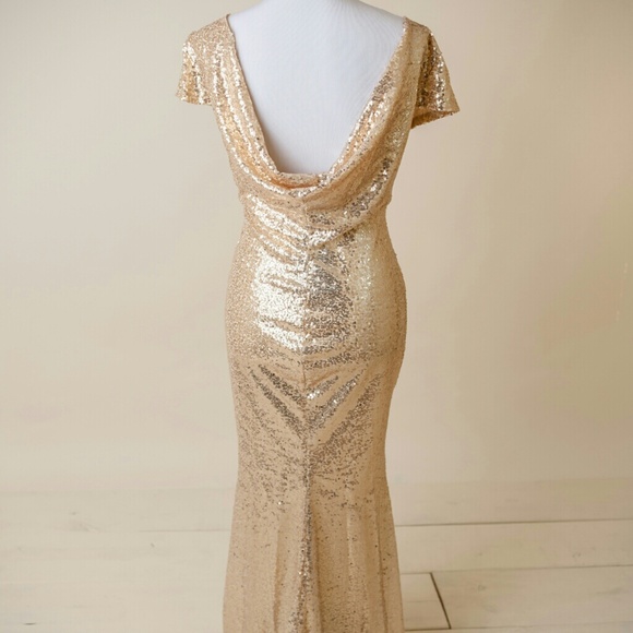 Dresses Gold Maternity Gown Poshmark