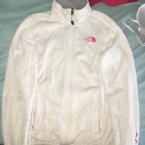 White Breast Cancer Awareness NorthFace