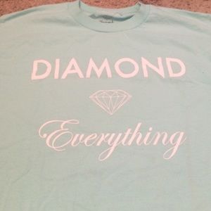 NWOT Tiffany blue diamond supply co. tshirt