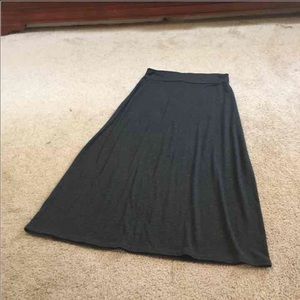 Dark Grey Maxi Skirt
