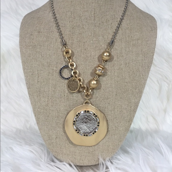 Chico's Jewelry - 🎉HP🎉 Mixed Metals Coin Necklace by Chico's