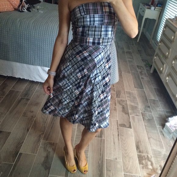 Dresses & Skirts - Strapless madras dress Dresses & Skirts - Strapless madras dress