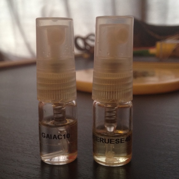Le Lebo samples Gaiac 10 and tuberuese 40