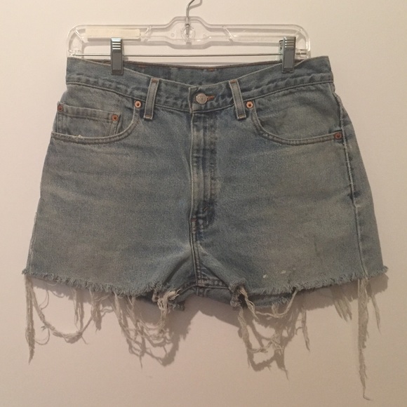 Vintage Levi 505 denim shorts