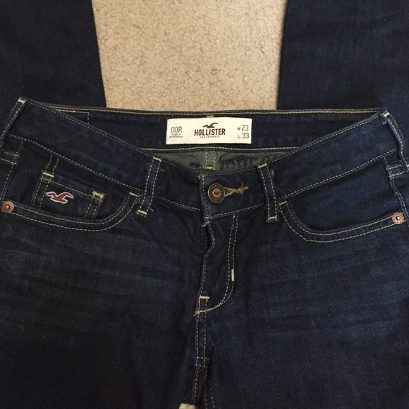 Hollister bootcut jeans dark wash