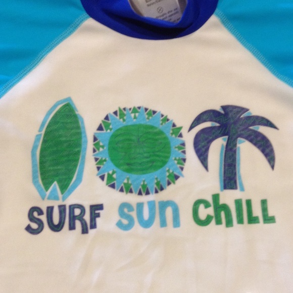 UPF Protection "Surf" Rash Guard Swim Shirt - Picture 2 of 4