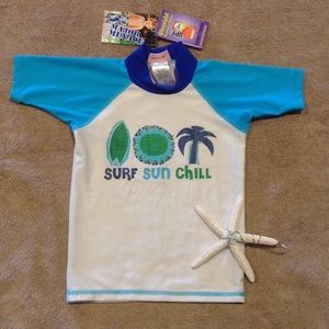 UPF Protection "Surf" Rash Guard Swim Shirt