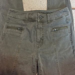 American eagle Olive green high waisted jeggings