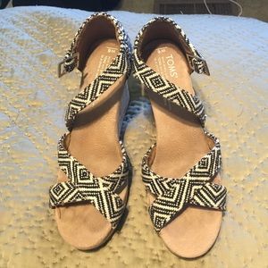 Toms wedges!