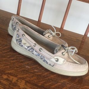 Sperry Top-Sider sparkly leopard print shoes