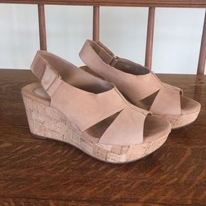 Clarks Artisan wedge heels! NWOT