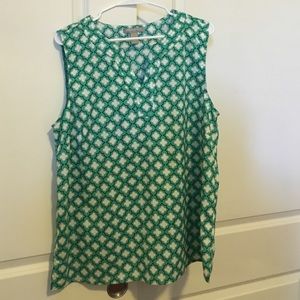 Green banana republic top
