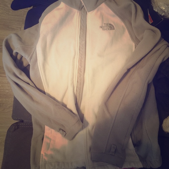 North face zip up fleece jacket